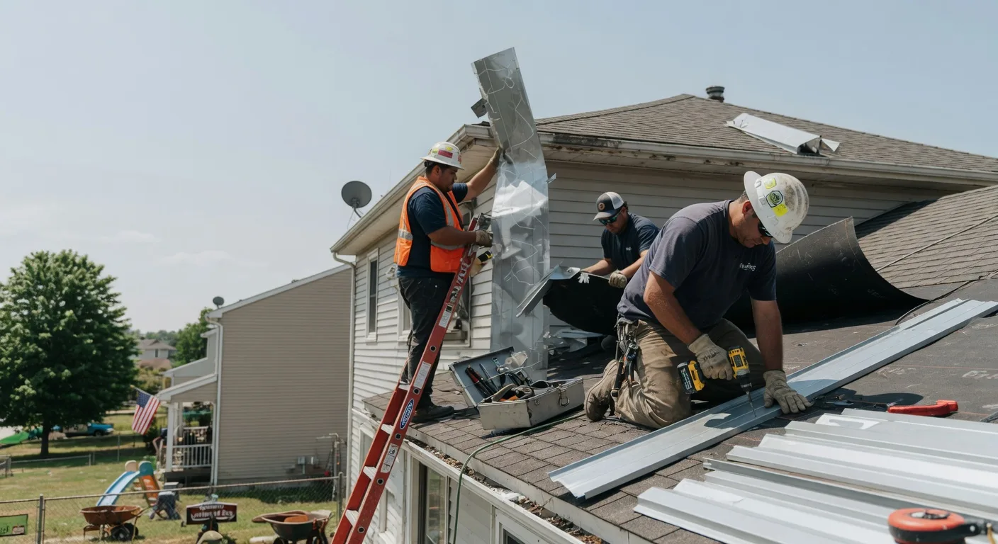 Storm Damage Metal Roof Repair in Claryville, NY